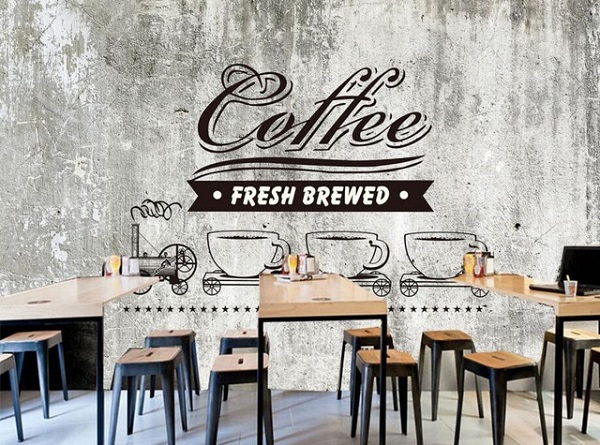 Vẽ tranh tường cafe giá tốt